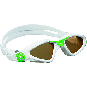 Swimming goggles Aqua Sphere KAYENNE SMALL polarized lenses - white/green