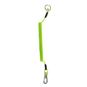 Carabiner Agama spiral - green