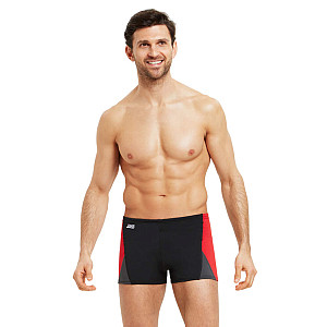 Men's swimsuit Zoggs HIP RACER PRISM red/black