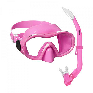 Diving set mask and snorkel Mares BLENNY 4 - 7 years - pink