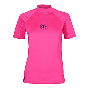 Women's lycra shirt Aqua Lung RASHGUARD SLIM FIT pink short sleeve