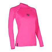 Women's Lycra T-shirt Aqua Lung RASHGUARD SLIM FIT pink long sleeve