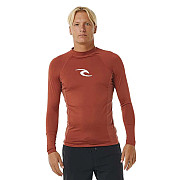 Men's lycra T-shirt RIP CURL WAVES, long sleeve