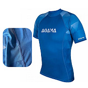 Men's lycra T-shirt Agama BLUE MAN, short sleeve - II.quality