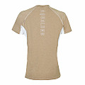 Women's Lycra T-shirt Aqua Lung LOOSE FIT beige/white short sleeve