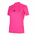 Women's lycra shirt Aqua Lung RASHGUARD SLIM FIT pink short sleeve