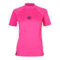 Women's lycra shirt Aqua Lung RASHGUARD SLIM FIT pink short sleeve