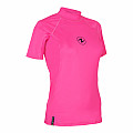 Women's lycra shirt Aqua Lung RASHGUARD SLIM FIT pink short sleeve