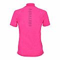 Women's lycra shirt Aqua Lung RASHGUARD SLIM FIT pink short sleeve