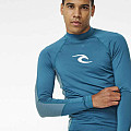 Men's lycra T-shirt RIP CURL WAVES, long sleeve