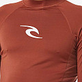 Men's lycra T-shirt RIP CURL WAVES, long sleeve