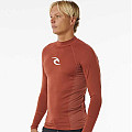 Men's lycra T-shirt RIP CURL WAVES, long sleeve