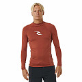 Men's lycra T-shirt RIP CURL WAVES, long sleeve