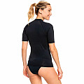 Women's lycra T-shirt Roxy BLACK short sleeve