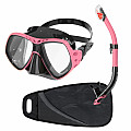 Snorkelling set mask and snorkel Dive Team DEEP VISION antifog