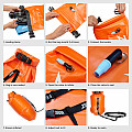 Swimming Buoy and Dry bag Zoggs HI VIZ SAFETY