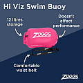 Swimming Buoy and Dry bag Zoggs HI VIZ SAFETY