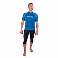 Men's lycra T-shirt Agama BLUE MAN, short sleeve