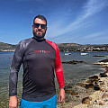 Men's lycra T-shirt DIVE TEAM MAN, long sleeves