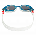 Swimming goggles Aqua Sphere KAIMAN EXO titanium. silver mirror glasses - petrol/transp.