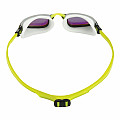 Aqua Sphere FASTLANE titanium swimming goggles. yellow mirror glass - white/yellow