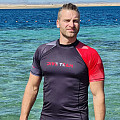 Men's lycra T-shirt DIVE TEAM MAN, short sleeves